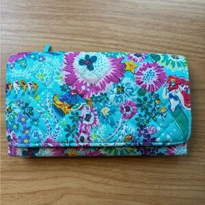 Vera Bradley Disney Princess Little Mermaid Wallet